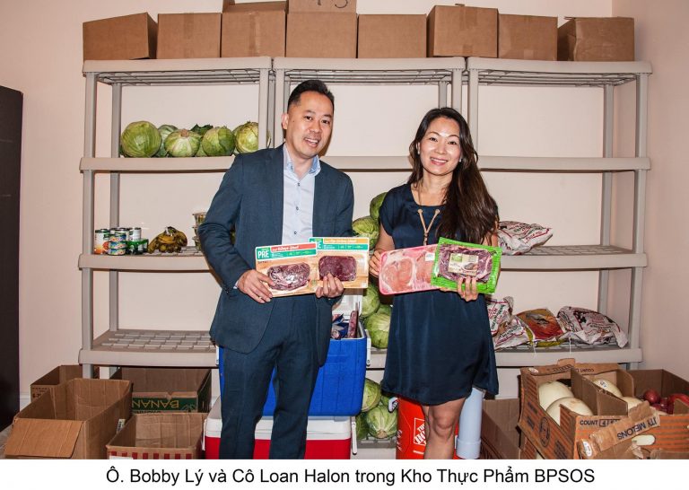 BPSOS thiết lập kho thực phẩm cho người thiếu thốn.