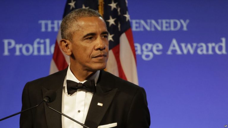 Ông Obama nhận giải thưởng Gương Can đảm John F. Kennedy