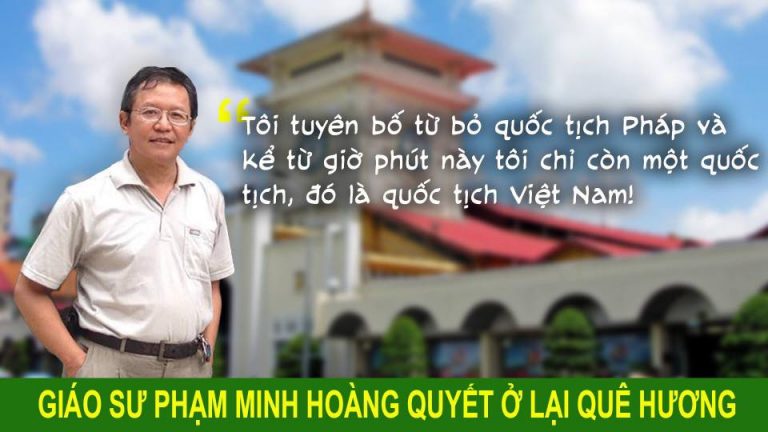 TUYÊN BỐ TỪ BỎ QUỐC TỊCH PHÁP