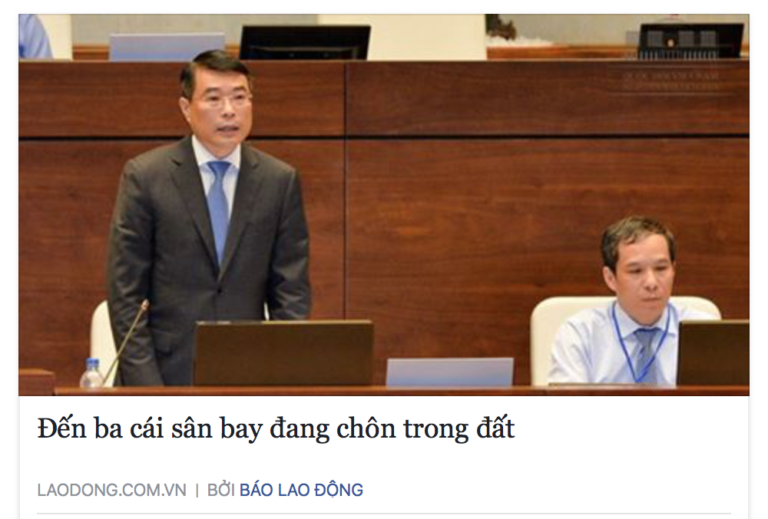 Đến ba cái sân bay đang chôn trong đất Đến ba cái sân bay đang chôn trong đất