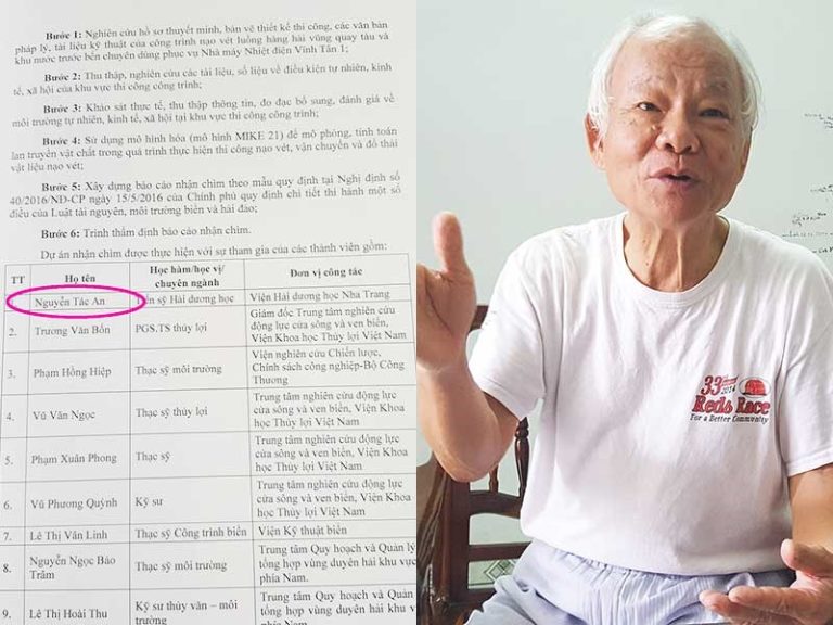 Dự án nhận chìm: Tiếp tục có người phản ứng bị mạo danh