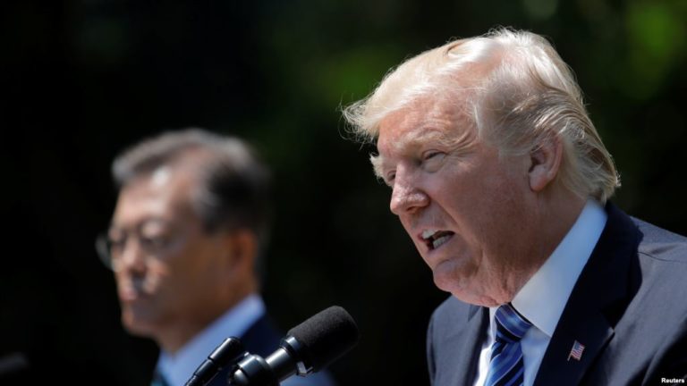Trump, Moon tỏ lập trường thống nhất chống lại Bắc Triều Tiên