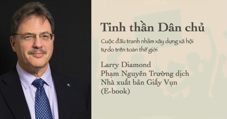 Giới thiệu sách: “Tinh thần Dân chủ” của Larry Diamond