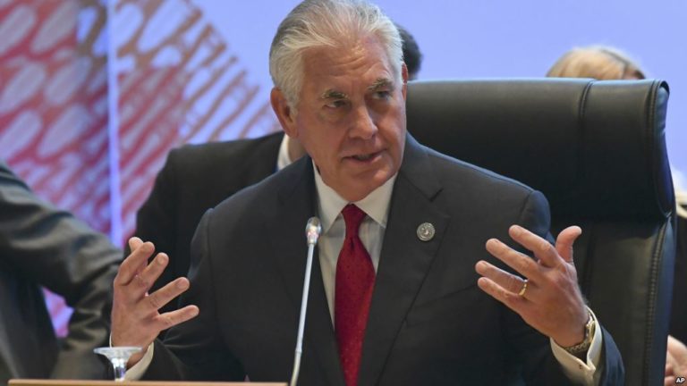 Tillerson: lệnh trừng phạt mới về Bắc Hàn là “kết quả tốt”