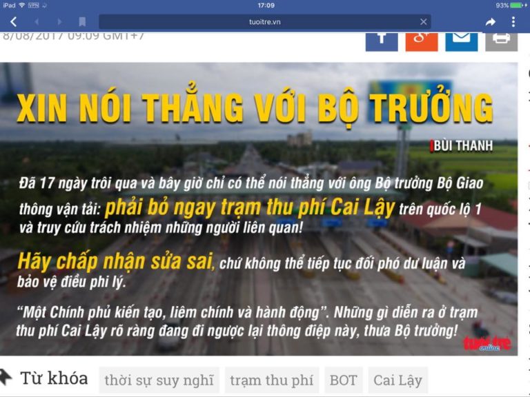 Bản tin ngày 19/8/2017
