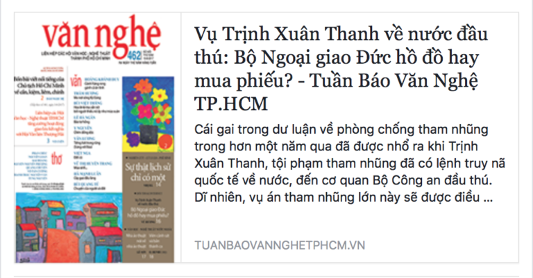 Ông Trọng đang sử dụng “luật rừng” để giải quyết khủng hoảng với phía Đức. Ông Trọng đang sử dụng “luật rừng” để giải quyết khủng hoảng với phía Đức.
