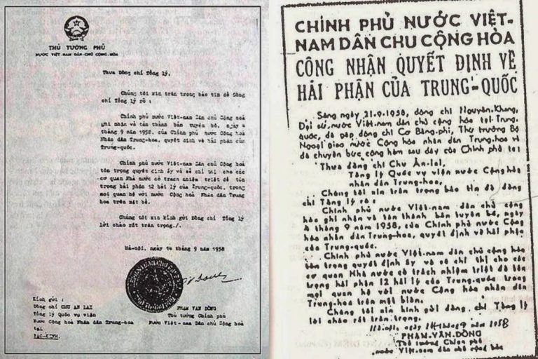 NGÀY 14 THÁNG 9 NĂM 1958, HỒ CHÍ MINH DÂNG HOÀNG SA CHO MAO TRẠCH ĐÔNG