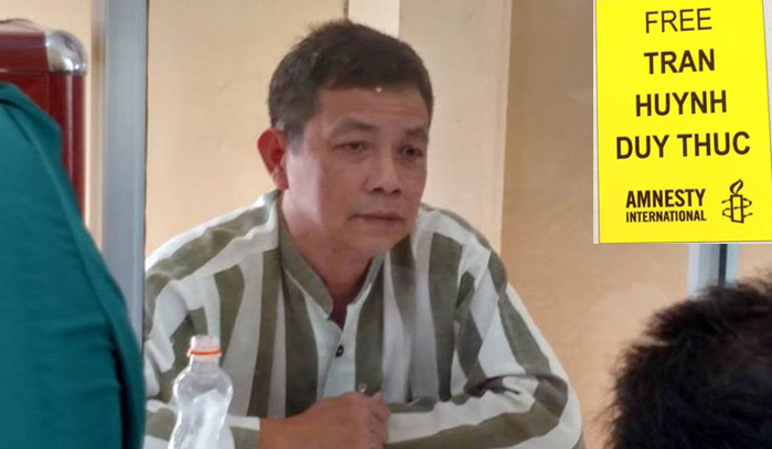 Trần Huỳnh Duy Thức được nới lỏng các điều kiện trong giam giữ Trần Huỳnh Duy Thức được nới lỏng các điều kiện trong giam giữ