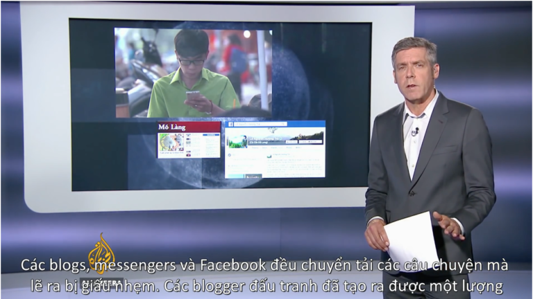 Aljazeera: Sư bức hại và sự chống cự của các blogger Việt Nam