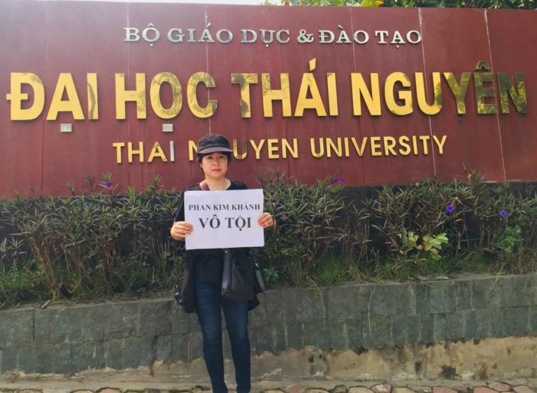 Đại học Thái Nguyên tiếp tay cho việc bỏ tù sinh viên Phan Kim Khánh? Đại học Thái Nguyên tiếp tay cho việc bỏ tù sinh viên Phan Kim Khánh?