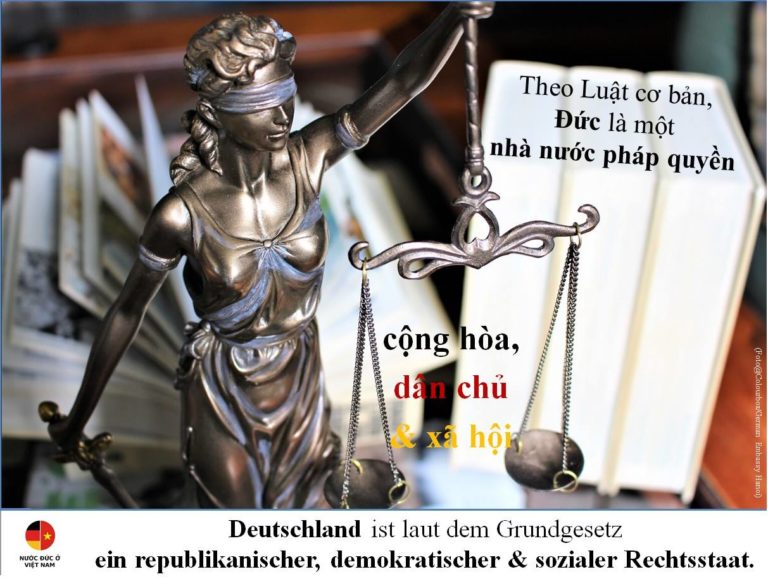 Facebook của Đại sứ quán Đức tại Việt Nam mở chuyên mục giải thích về Nhà nước Pháp quyền Đức