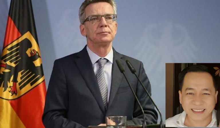 Luật sư mong muốn Bộ trưởng Bộ Nội vụ Đức Thomas De Maizière chấp thuận cho ông Phan Văn Anh Vũ cư trú tại Đức