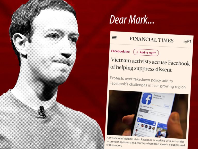 THƯ NGỎ GỬI ÔNG MARK ZUCKERBERG VỀ TÌNH TRẠNG NỘI DUNG THÔNG TIN BỊ THÁO GỠ VÀ TÀI KHOẢN BỊ KHOÁ TẠI VIỆT NAM THƯ NGỎ GỬI ÔNG MARK ZUCKERBERG VỀ TÌNH TRẠNG NỘI DUNG THÔNG TIN BỊ THÁO GỠ VÀ TÀI KHOẢN BỊ KHOÁ TẠI VIỆT NAM