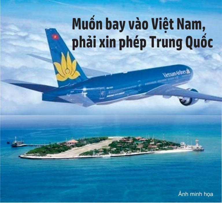 “Muốn bay vào Việt Nam, phải xin phép Trung Quốc” “Muốn bay vào Việt Nam, phải xin phép Trung Quốc”