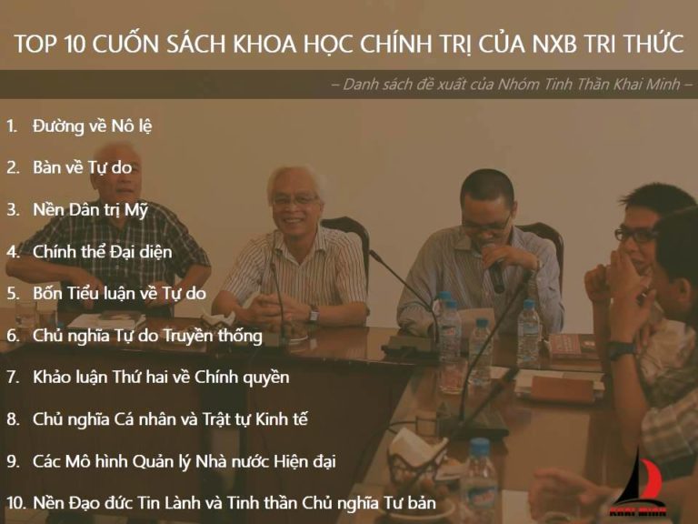 TOP 10 CUỐN SÁCH KHOA HỌC CHÍNH TRỊ CỦA NXB TRI THỨC 