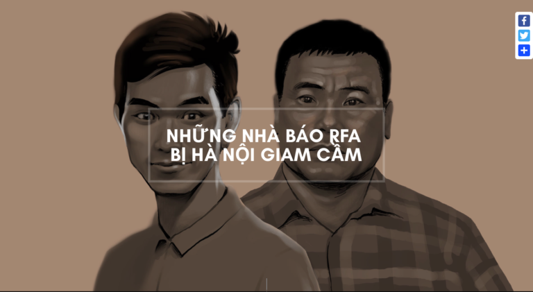 NHỮNG NHÀ BÁO RFA  BỊ HÀ NỘI GIAM CẦM