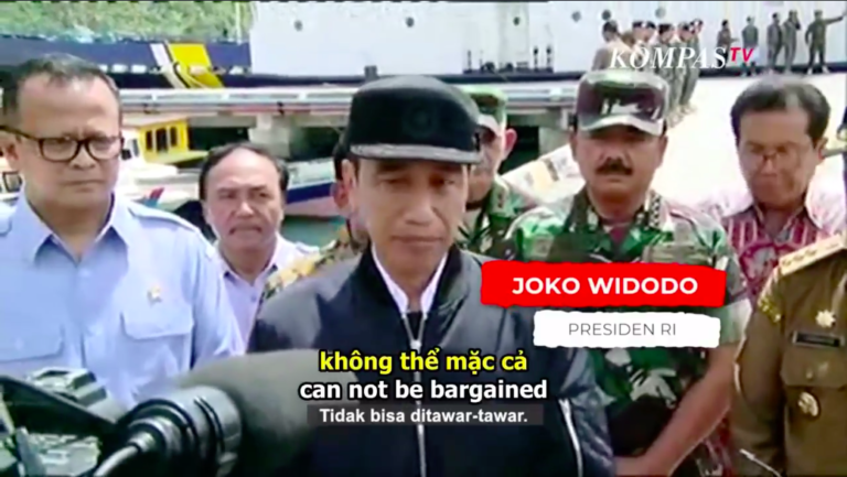 TỔNG THỐNG WIDODO: QUẦN ĐẢO NATUNA LÀ LÃNH THỔ CỦA INDONESIA
