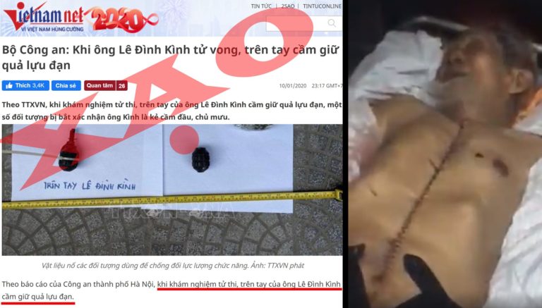 Đừng đổ oan cho người chết