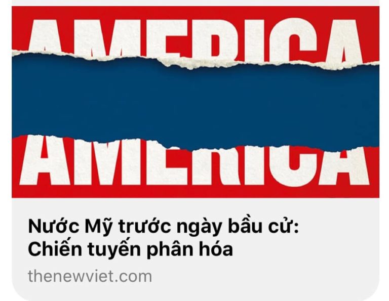 Nước Mỹ trước ngày bầu cử: Chiến tuyến phân hóa