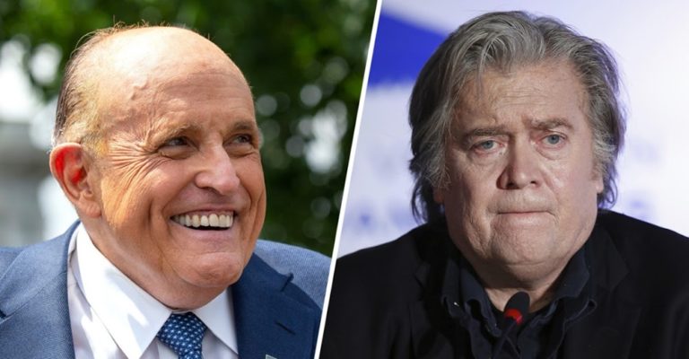 Những ngày cuối cùng điên rồ của Rudy Giuliani và Steve Bannon Những ngày cuối cùng điên rồ của Rudy Giuliani và Steve Bannon