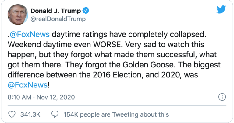 ‘#FoxNews đã chết’: Trump dành cả buổi sáng để tấn công Fox News trong một trận retweet