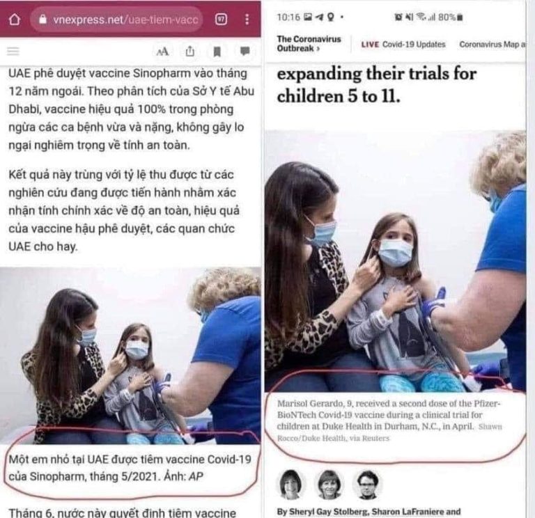 VNExpress dùng mánh gian trá ca tụng Sinopharm vô ích!