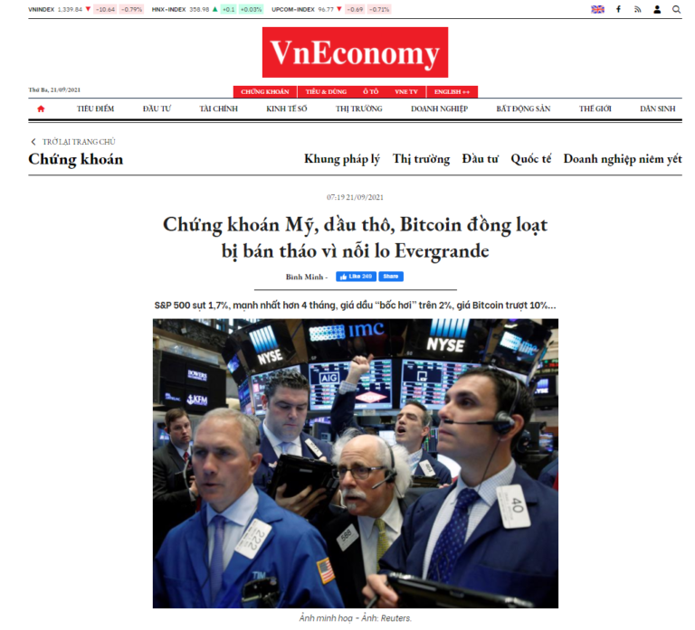QUẢ BOM EVERGRANDE VÀ SỰ ẢNH HƯỞNG NÓ VỚI NỀN KINH TẾ VIỆT NAM QUẢ BOM EVERGRANDE VÀ SỰ ẢNH HƯỞNG NÓ VỚI NỀN KINH TẾ VIỆT NAM