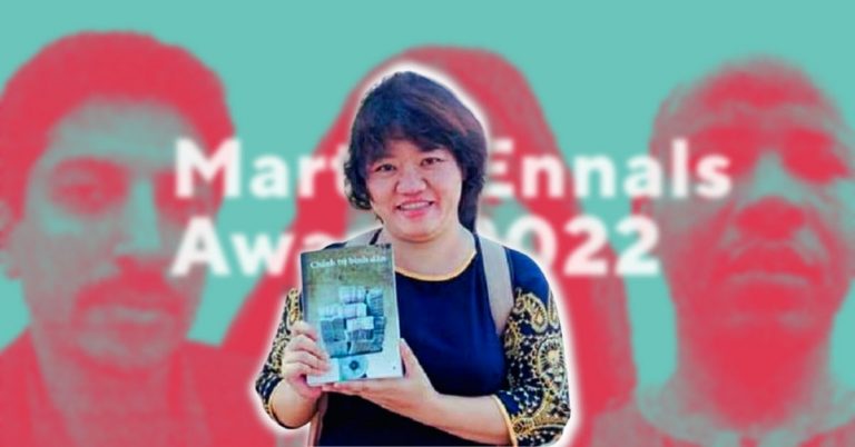 PHẠM ĐOAN TRANG ĐƯỢC TRAO GIẢI THƯỞNG NHÂN QUYỀN QUỐC TẾ MARTIN ENNALS 2022 PHẠM ĐOAN TRANG ĐƯỢC TRAO GIẢI THƯỞNG NHÂN QUYỀN QUỐC TẾ MARTIN ENNALS 2022