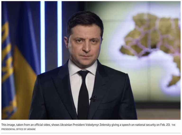 THÔNG ĐIỆP CỦA TỔNG THỐNG UKRAINE, ZELENSKY, GỞI ĐẾN NGƯỜI DÂN NƯỚC NGA