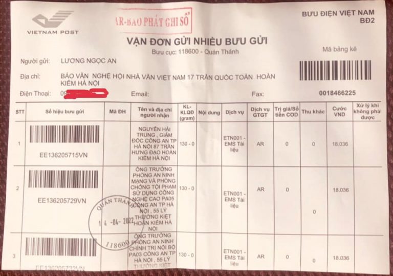 Lương Ngọc An không kiện Dạ Thảo Phương mà báo cho công an