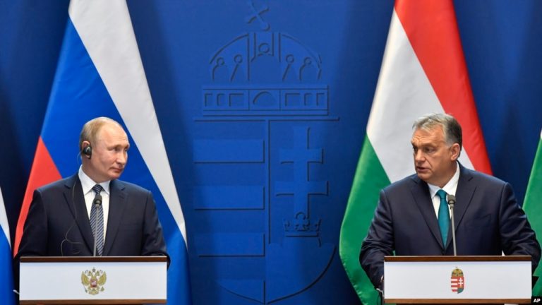 Vladimir Putin và Viktor Orban