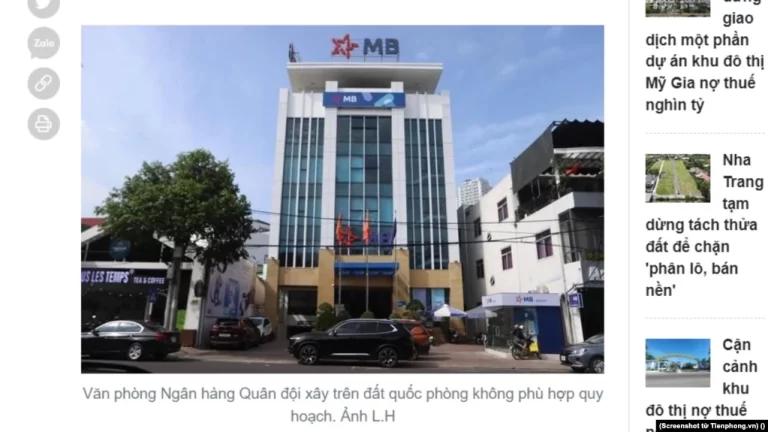 Quân đội, ‘đất quốc phòng’, và vấn đề an ninh quốc gia