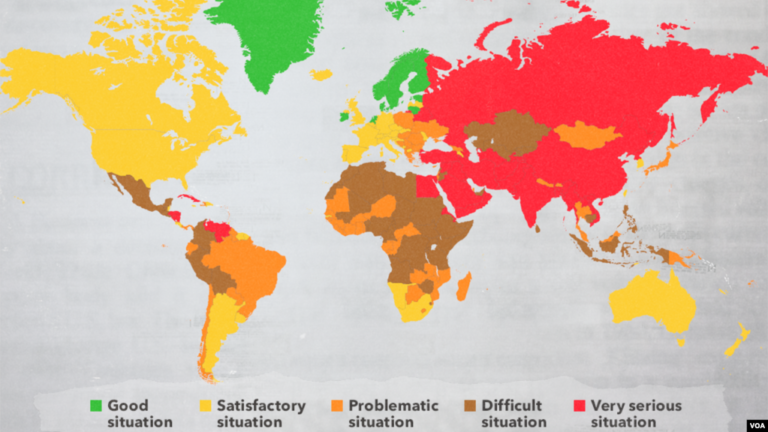 Chỉ số Tự do Báo chí Thế giới 2023 – ngành báo chí bị đe dọa bởi ngành công nghiệp nội dung giả mạo