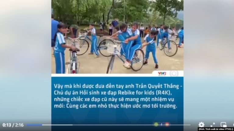 Từ chuyện tặng học sinh nghèo chiếc xe đạp cũ đến chuyện cứu trợ nạn nhân cháy nhà