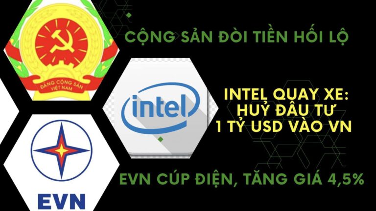 EVN tăng giá điện, Intel quay xe, quốc hội cuống cuồng ra nghị quyết mới