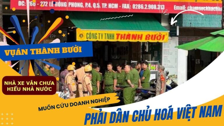 Vụ án Thành Bưởi: nhà xe vẫn chưa hiểu nhà nước Vụ án Thành Bưởi: nhà xe vẫn chưa hiểu nhà nước