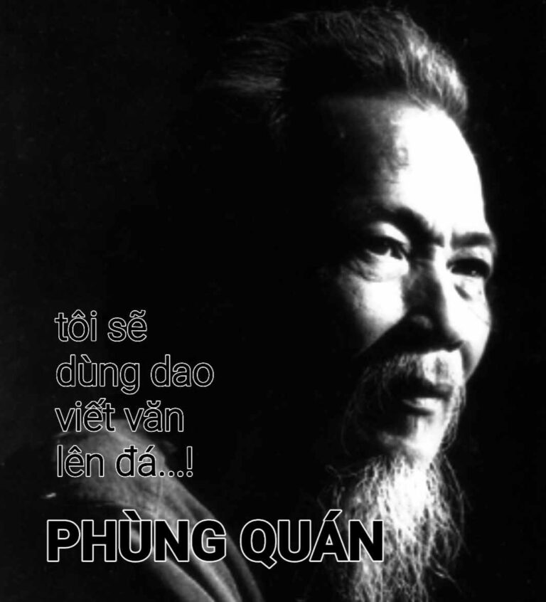 PHÙNG QUÁN – TÔI SẼ DÙNG DAO VIẾT VĂN TRÊN ĐÁ 