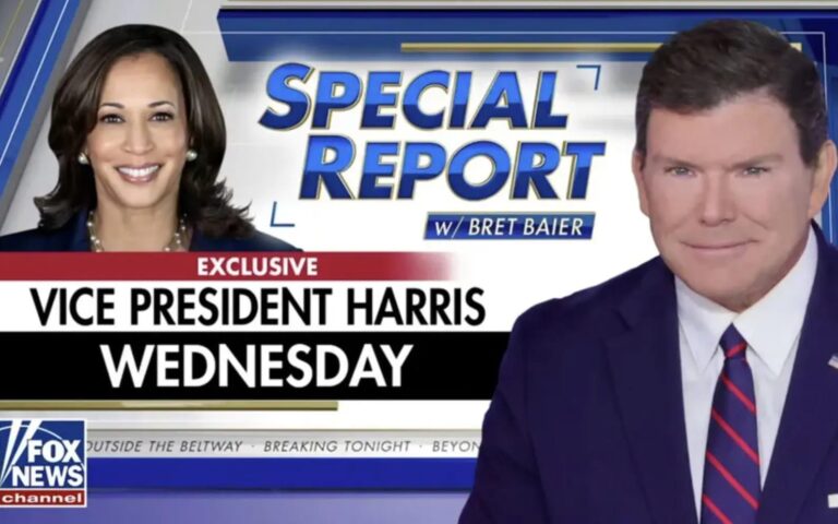 Cuộc trả lời phỏng vấn đầu tiên của bà Kamala Harris với hệ thống truyền thông cánh hữu trên đài Fox News