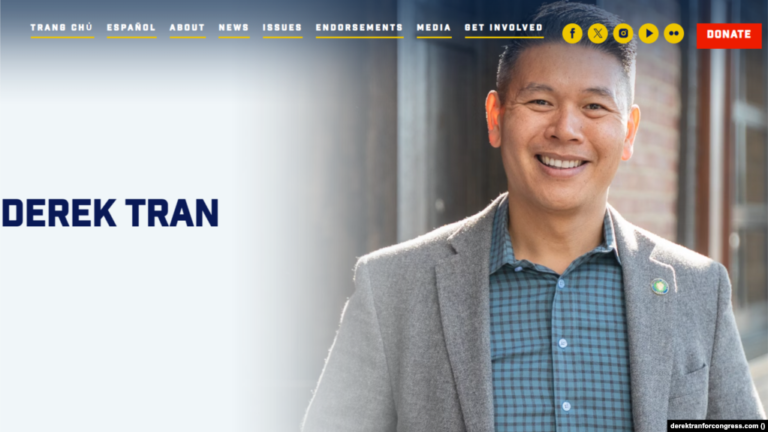 Derek Tran thắng Michelle Steel, thành Dân biểu gốc Việt đầu tiên của California tại Hạ viện Mỹ