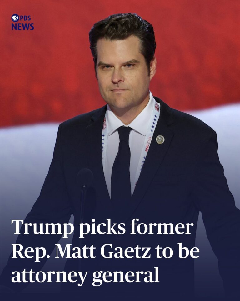 Donald Trump đã chọn cựu Đại diện Matt Gaetz trở thành tổng chưởng lý