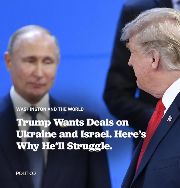 Trump muốn đạt được thỏa thuận về Ukraine và Israel. Đây là lý do tại sao ông ấy sẽ phải đấu tranh.