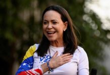 María Corina Machado của Venezuela được trao giải Nobel Hòa bình