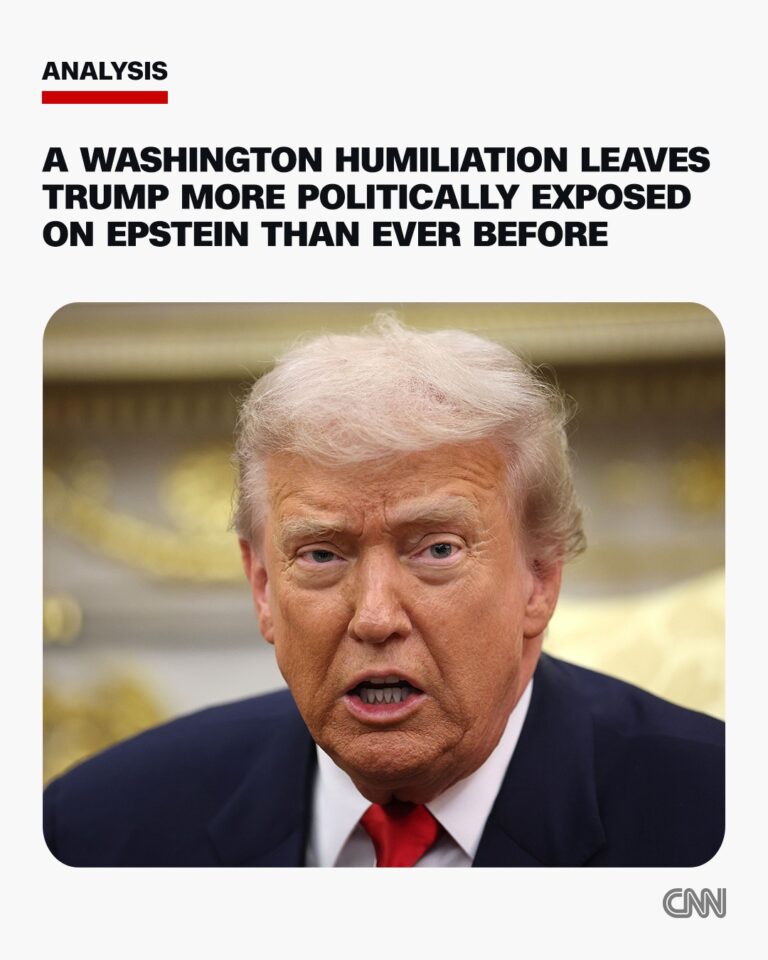 Sự sỉ nhục ở Washington khiến Trump bị phơi bày về mặt chính trị hơn bao giờ hết trong vụ Epstein