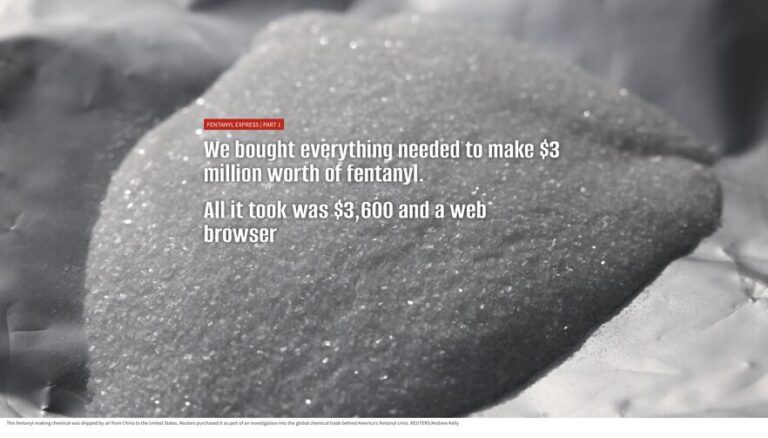 Chúng tôi đã mua mọi thứ cần thiết để sản xuất fentanyl trị giá 3 triệu đô la.
