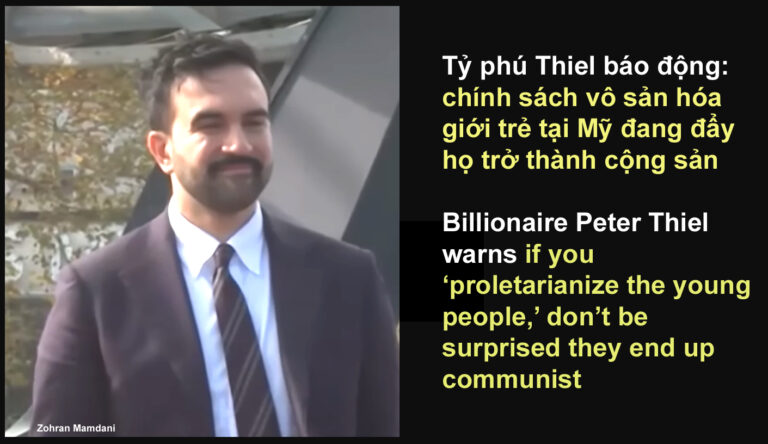 Tỷ phú Thiel báo động: chính sách vô sản hóa giới trẻ tại Mỹ đang đẩy họ trở thành cộng sản