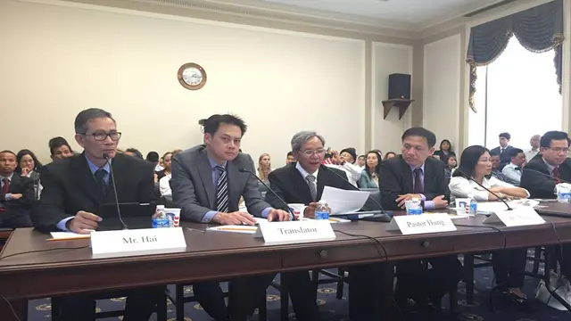 Blogger Điếu Cày điều trần tại Hạ viện Mỹ