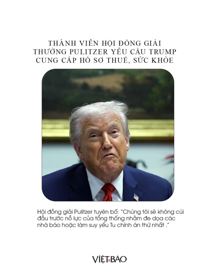 Pulitzer yêu cầu điều tra chống lại vụ kiện phỉ báng của Tổng thống Donald Trump
