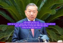 DIỄN NGÔN QUYỀN LỰC VỀ LÒNG TRUNG THÀNH