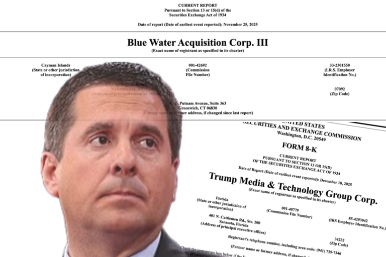 Devin Nunes và những người khác có liên hệ với Trump Media đã trở thành lãnh đạo của một công ty ngay sau khi công ty này đưa ra đề nghị trị giá 10 tỷ đô la nhưng không thành công để mua lại tài sản của công ty dầu khí Citgo Petroleum thuộc sở hữu nhà nước Venezuela tại Mỹ.