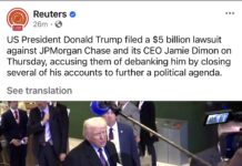 Vì sao Trump từng bỏ qua JPMorgan năm 2019 – và vì sao bây giờ ông kiện?